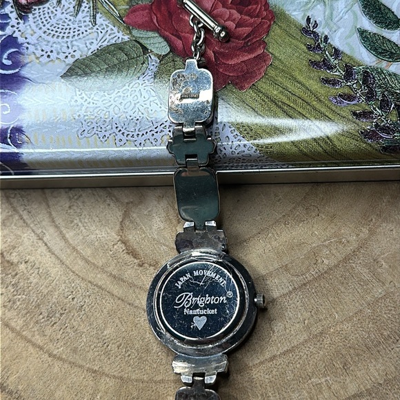 Brighton Nantucket Silver & Gold Watch AS IS - Picture 9 of 11